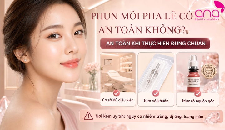 Phun môi pha lê có an toàn không?