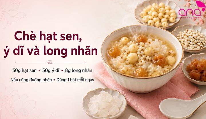 Bài thuốc Bắc trị nám da như món chè dưỡng nhan