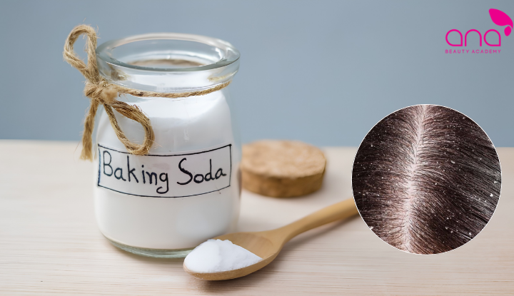 Baking soda giúp làm bong lớp vảy tích tụ