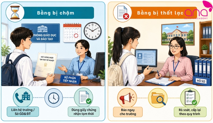 Bằng tốt nghiệp bị chậm
