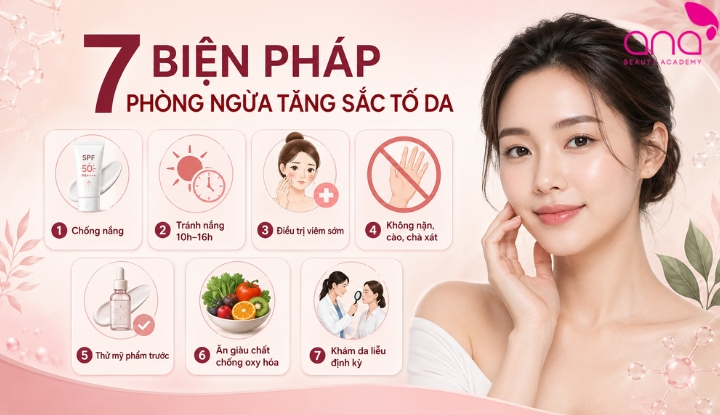 Bảo vệ da khỏi tia UV giúp hạn chế tăng sắc tố