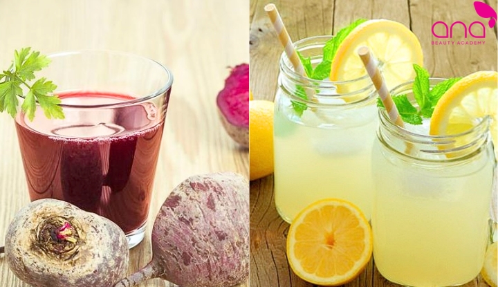 Bổ sung củ dền và chanh vào chế độ ăn uống