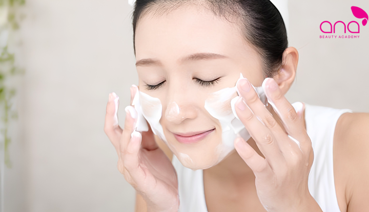 Các bước skincare cho da bắt đầu từ làm sạch (Nguồn: Internet)