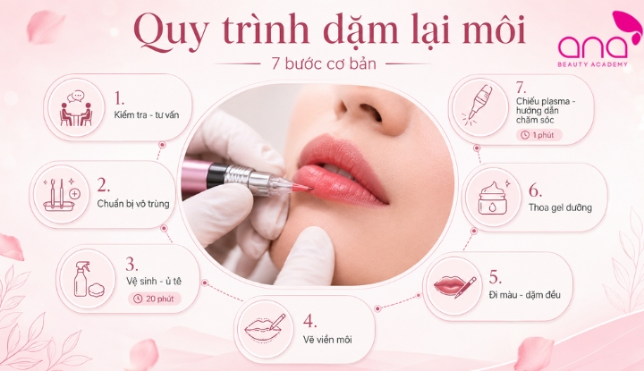 Quy trình dặm lại môi