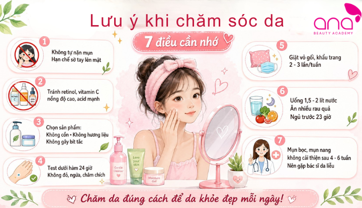 Các lưu ý giúp hạn chế kích ứng