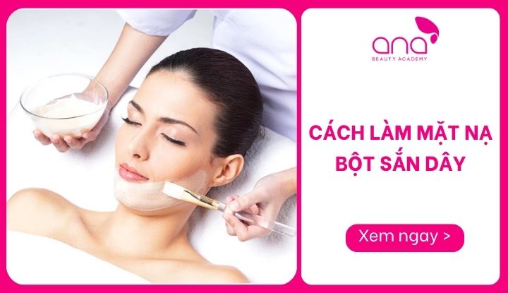 cách làm mặt nạ bột sắn dây