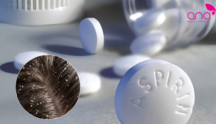 Cách trị gàu tại nhà bằng aspirin nghiền nhỏ