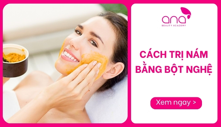 trị nám bằng bột nghệ