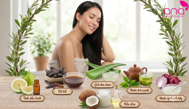 Cách trị rụng tóc tại nhà bằng nguyên liệu tự nhiên
