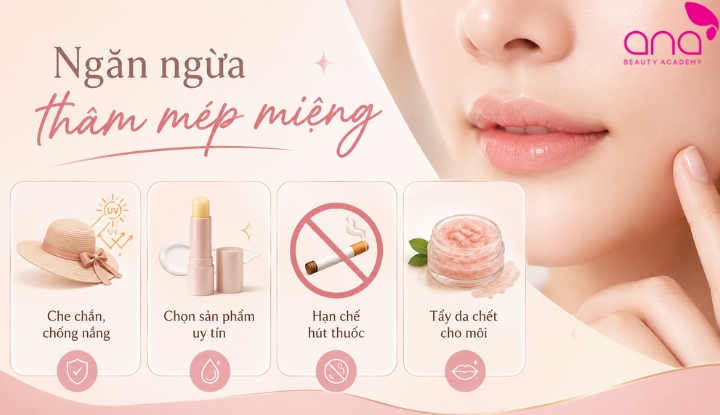 Lưu ý để ngăn ngừa tình trạng thâm mép miệng 