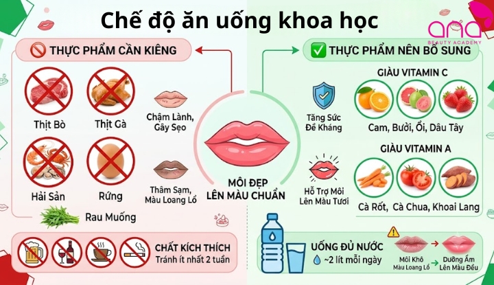 Áp dụng chế độ ăn uống khoa học