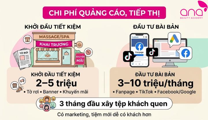 Marketing giúp tiệm mới tiếp cận khách hàng trong giai đoạn đầu