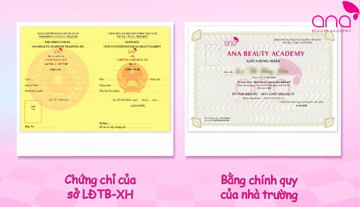 Chứng chỉ hợp lệ hỗ trợ học viên hành nghề sau tốt nghiệp