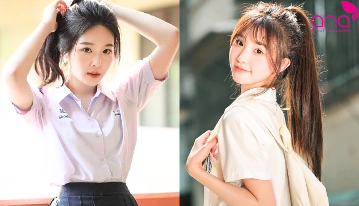 Cột cao đuôi ngựa, năng động, gọn gàng
