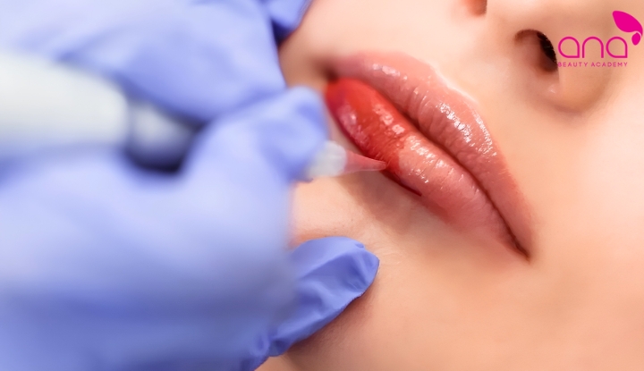 Dặm môi cải thiện khuyết điểm môi