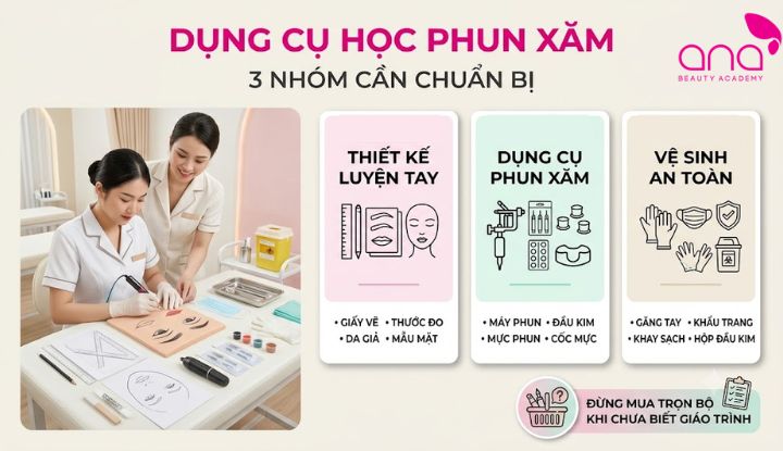 Giải đáp học nghề xăm cần những gì