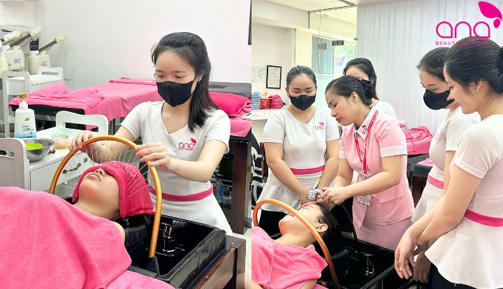 Hình ảnh lớp học thực tế tại ANA