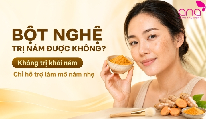 Khả năng hỗ trợ làm mờ nám của curcumin trong nghệ