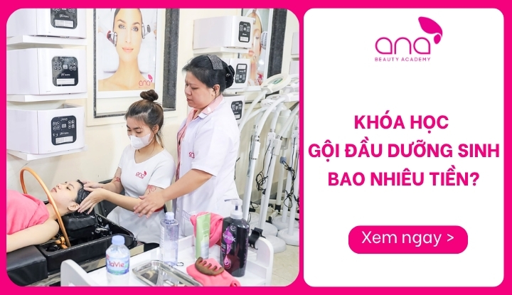 Khóa học gội đầu dưỡng sinh bao nhiêu tiền?