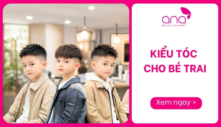 kiểu tóc cho bé trai