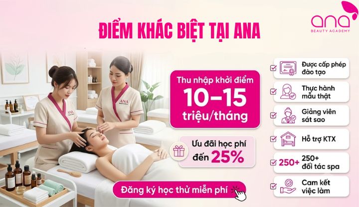 Lợi thế về chương trình, thực hành, chứng chỉ và cam kết việc làm tại ANA