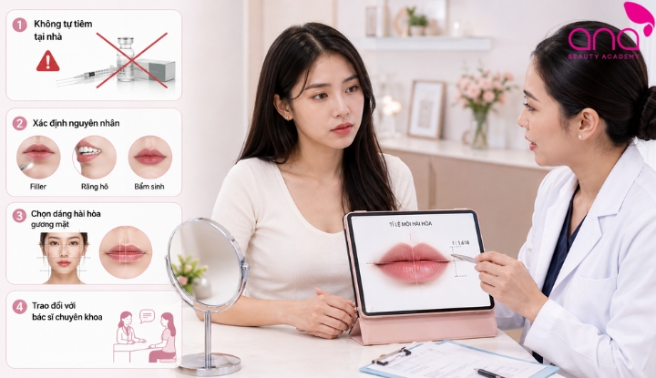 lưu ý chỉnh dáng môi
