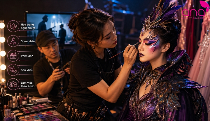 makeup sân khấu
