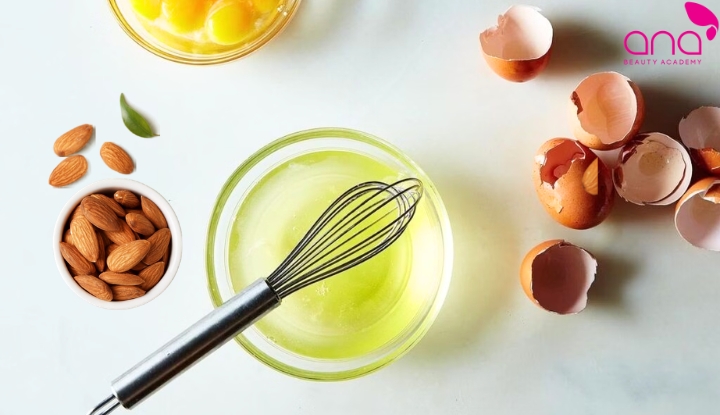 Mặt nạ trứng, hạnh nhân giúp dưỡng da và cải thiện sạm màu