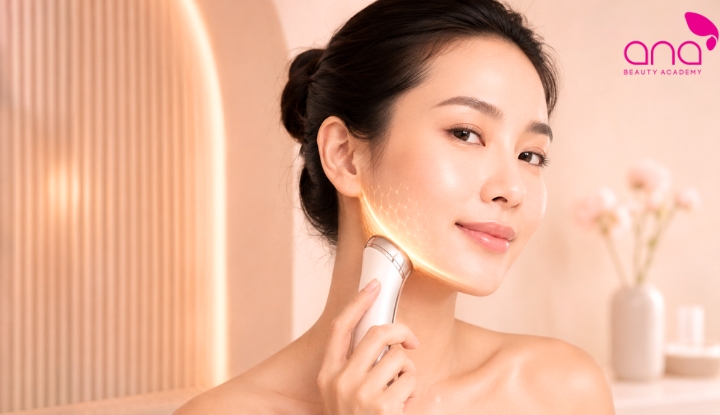 Máy nâng cơ hỗ trợ săn chắc da khi dùng đúng cách 