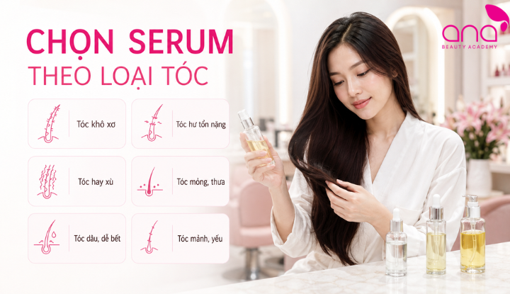Mỗi tình trạng tóc cần kết cấu serum riêng