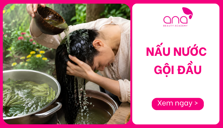 nấu nước gội đầu