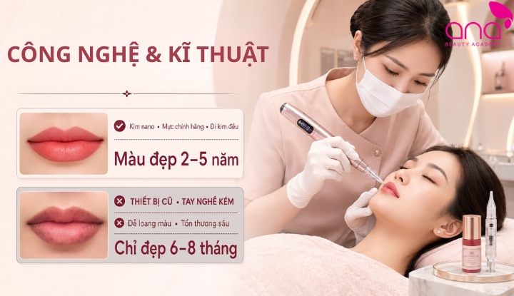 Công nghệ và tay nghề người thực hiện