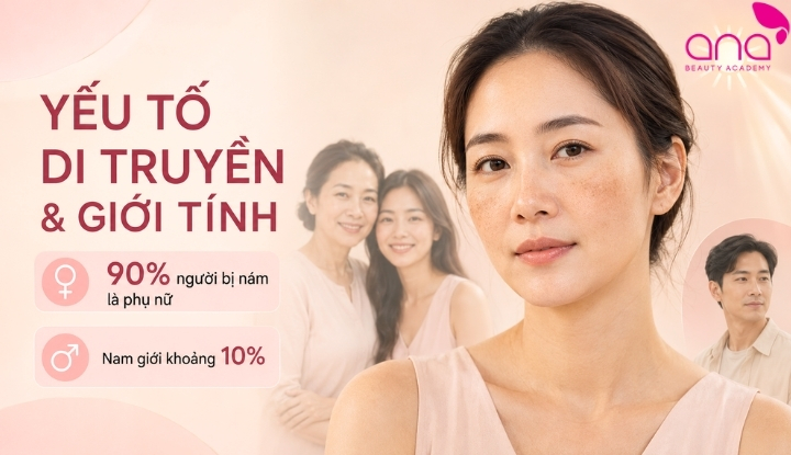 Nguy cơ nám liên quan đến cơ địa và giới tính