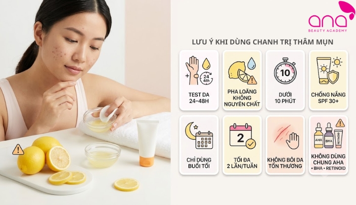 Nguyên tắc hạn chế bỏng rát và kích ứng