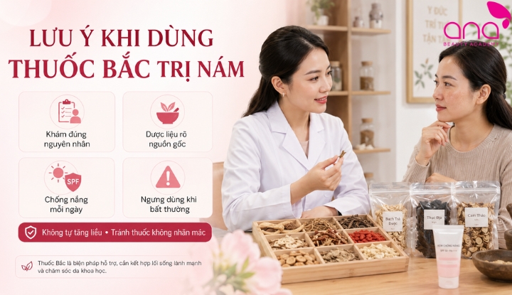 Những nguyên tắc giúp dùng thuốc Bắc trị nám an toàn