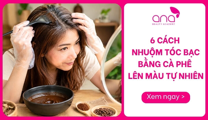 nhuộm tóc bạc bằng cà phê