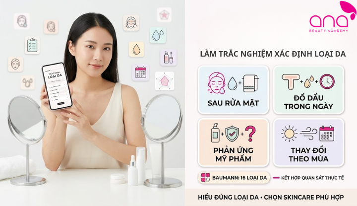 Phân biệt các loại da qua bài trắc nghiệm