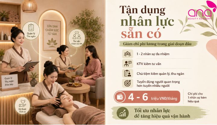 Phân bổ nhân sự linh hoạt để giảm áp lực chi phí lương ban đầu