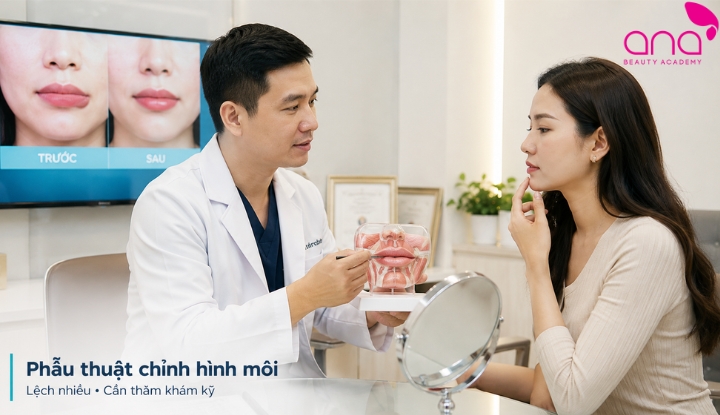 phẫu thuật chỉnh môi
