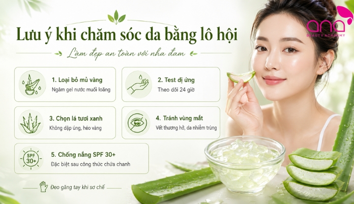 Sơ chế sạch nhựa vàng trước khi dùng lô hội chăm sóc da