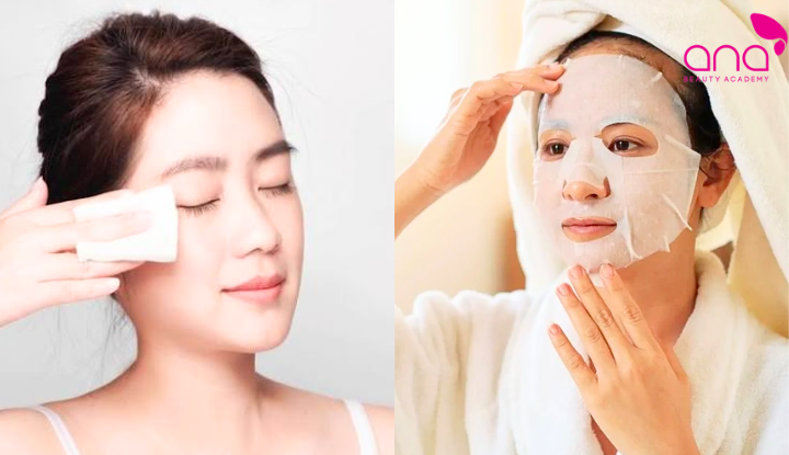 Thời gian giữa các bước skincare từ toner đến mặt nạ