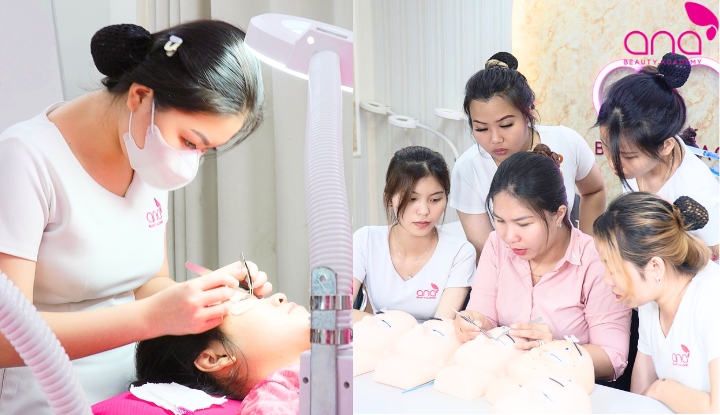 Thực hành trực tiếp và được giảng viên sửa lỗi tại chỗ