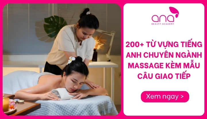 tiếng anh chuyên ngành massage