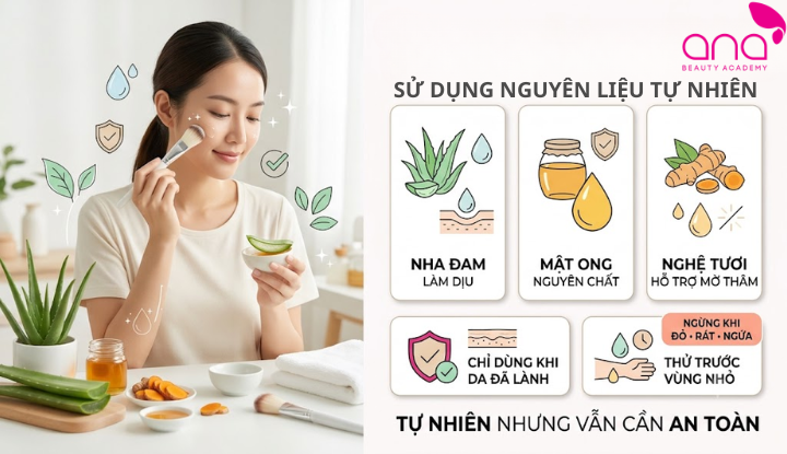 Tìm hiểu kỹ khi chăm sóc da non bằng nguyên liệu tự nhiên