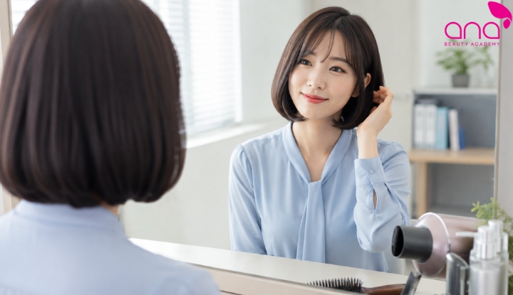 Tóc bob uốn cụp