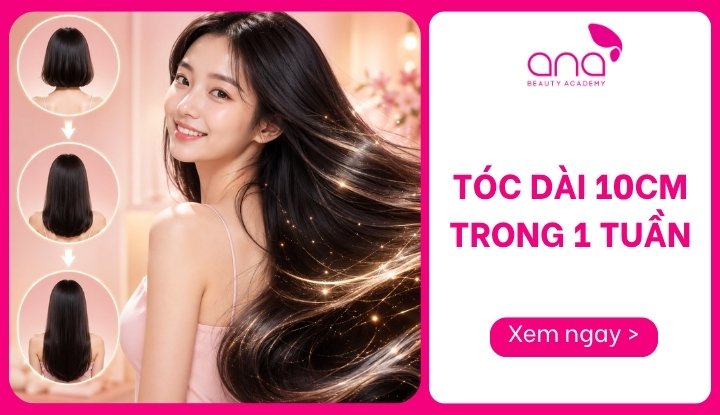 tóc dài 10cm trong 1 tuần