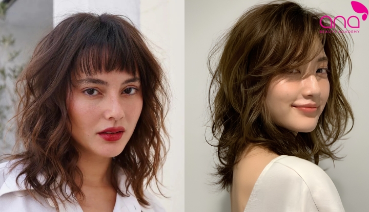 Tóc ngắn messy