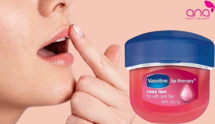 Trị thâm môi bằng vaseline
