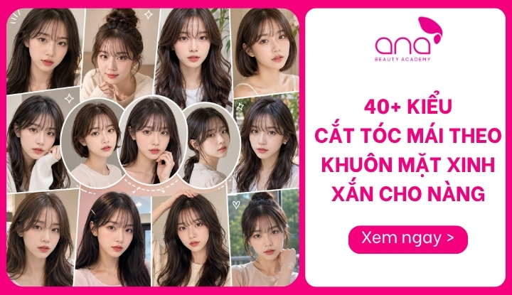 cắt tóc mái theo khuôn mặt