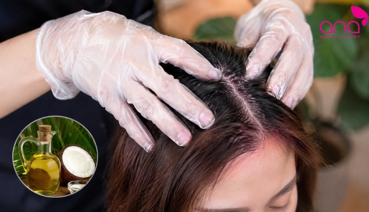 Massage da đầu tẩy thuốc nhuộm